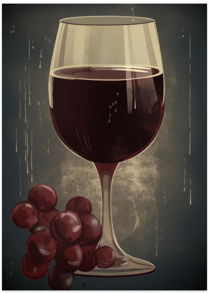 Red Red Wine No 1 - Art Print by Andreas Magnusson