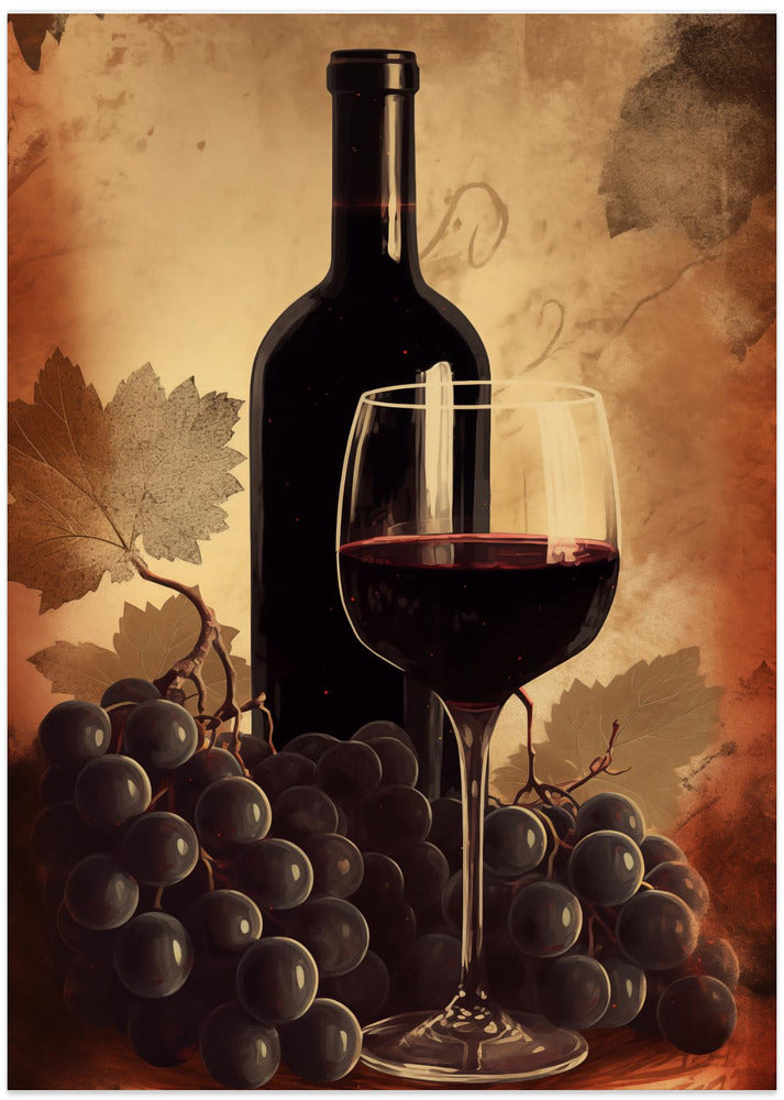 Red Red Wine No 2 - Art Print by Andreas Magnusson