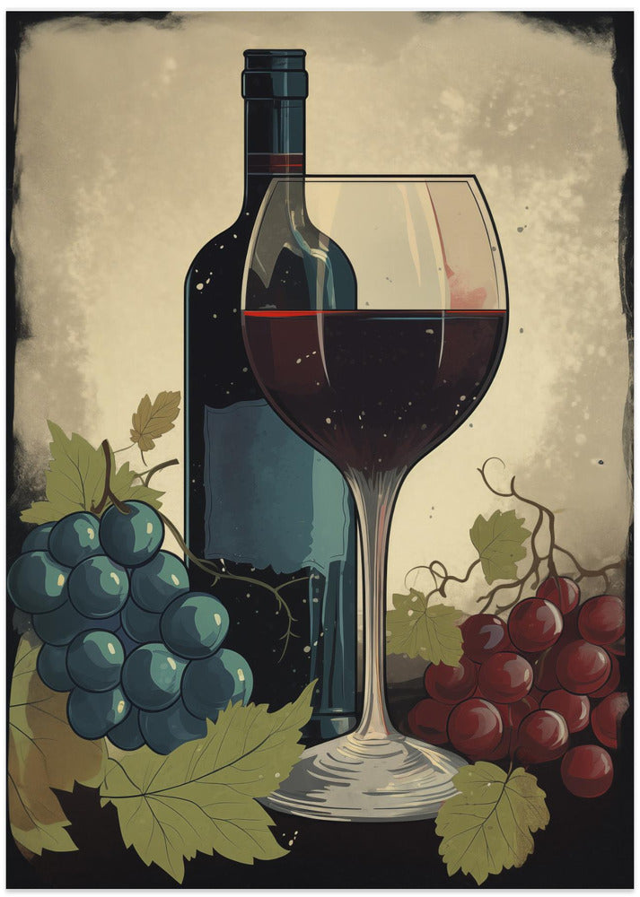 Red Red Wine No 4 - Art Print by Andreas Magnusson