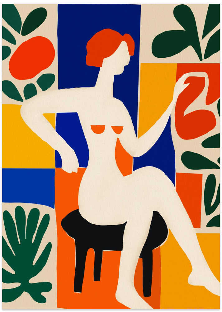 Vibrant Reflection - Art Print by Little Dean