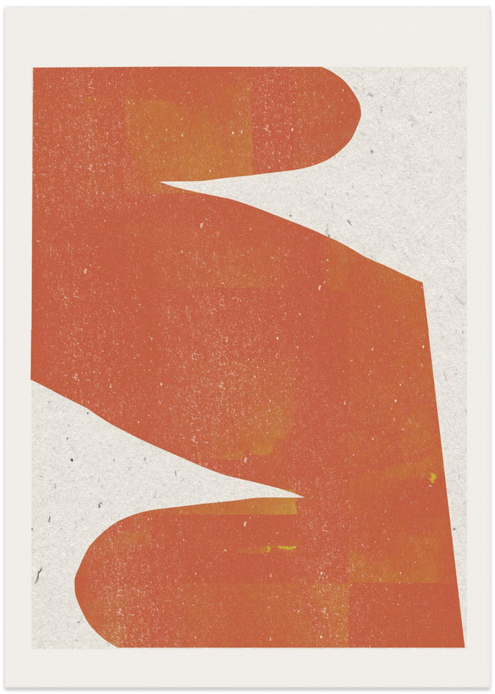 Orange Silhouette - Art Print by THE MIUUS STUDIO