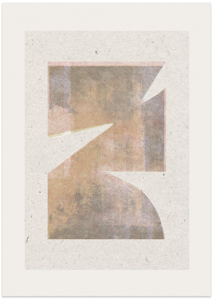 Geometric Echoes - Art Print by THE MIUUS STUDIO