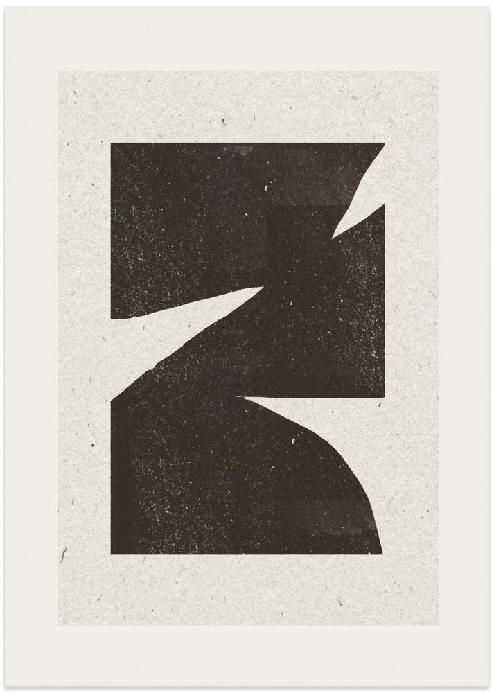 Fragmented Shape - Art Print by THE MIUUS STUDIO