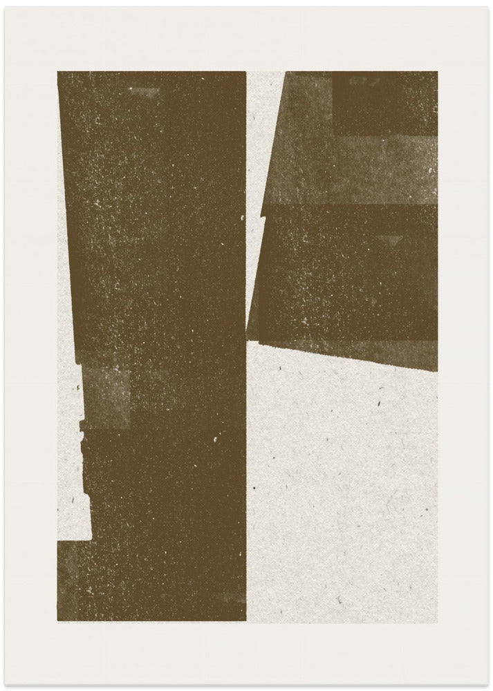 Muted Geometries - Art Print by THE MIUUS STUDIO