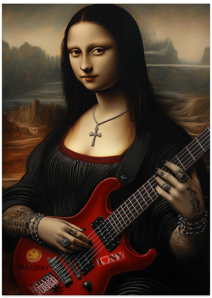 Lisa Revamped - Art Print by Dikhotomy