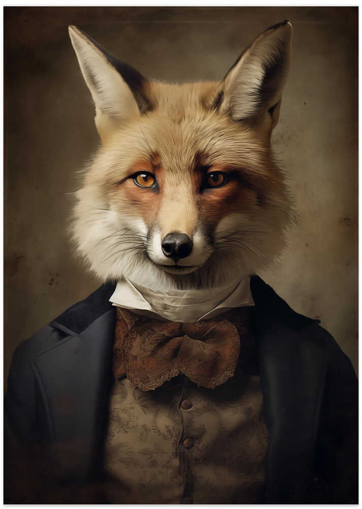 Fox Portrait - Art Print by Andreas Magnusson