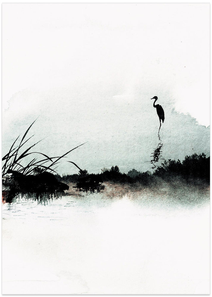 Serene Water's Edge - Art Print by Treechild