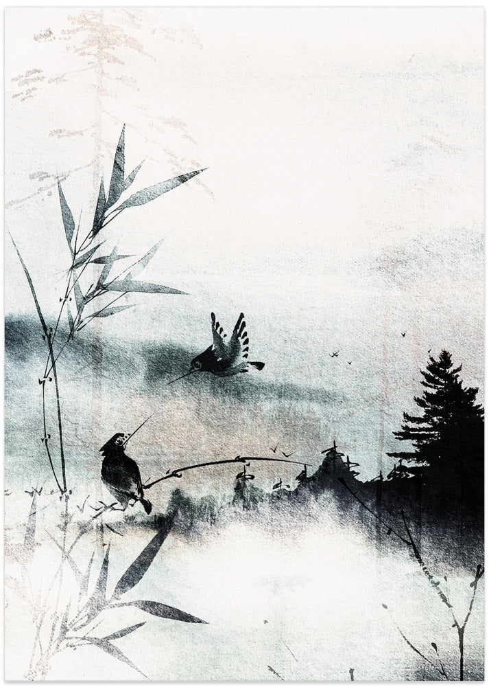 Serene Flight - Art Print by Treechild