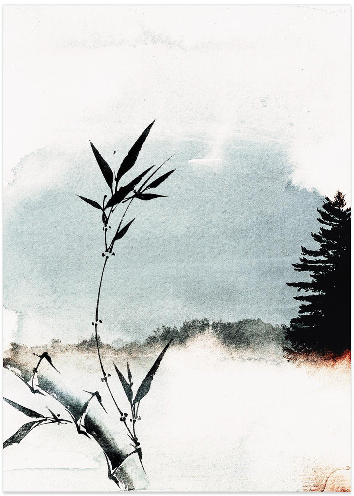 Bamboo Serenity - Art Print by Treechild