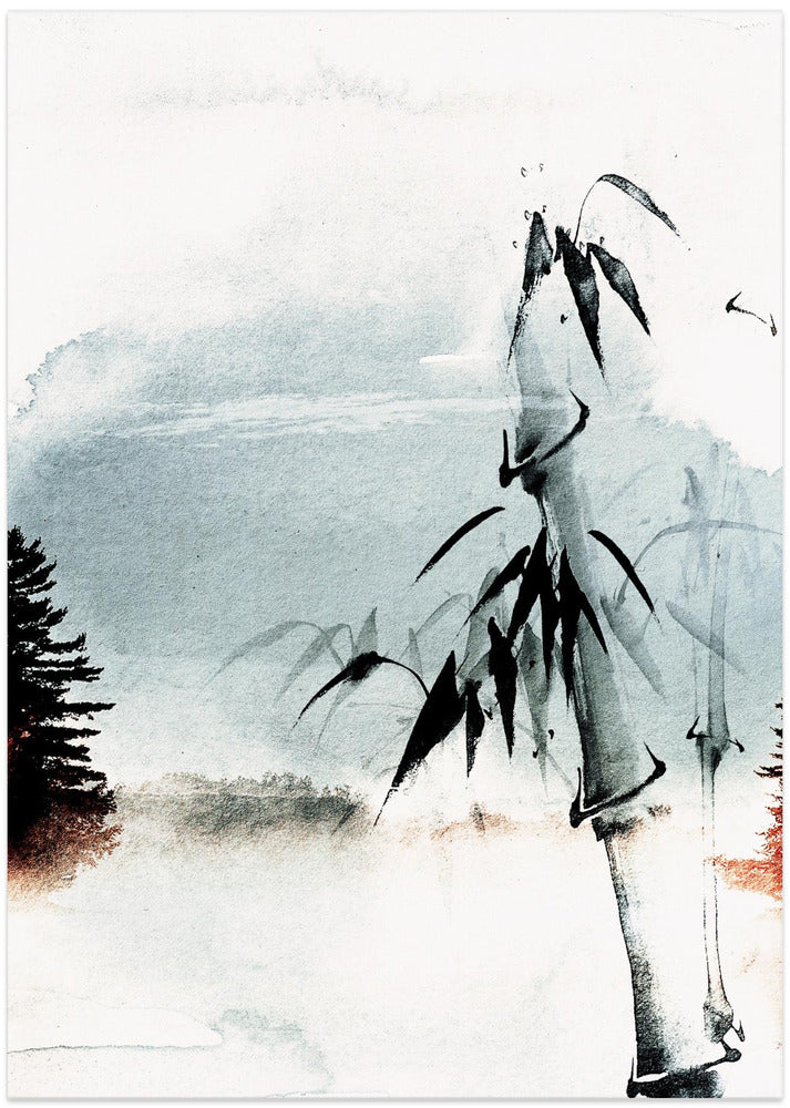 Whispering Bamboo - Art Print by Treechild