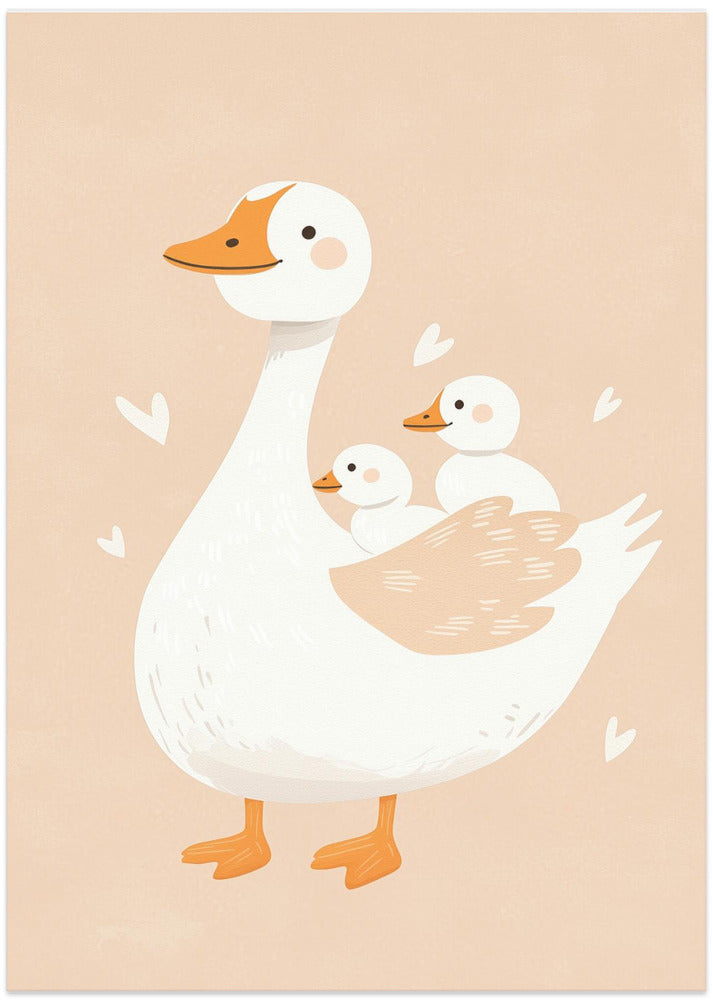 Duckling Joyride - Art Print by Treechild