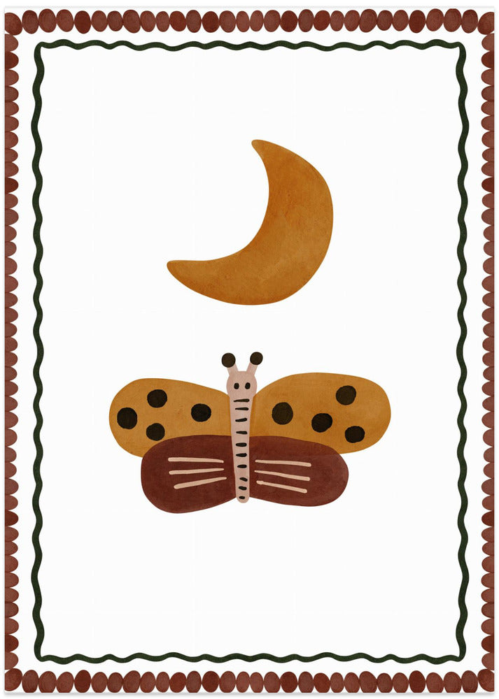 Lunar Flutter - Art Print by Treechild