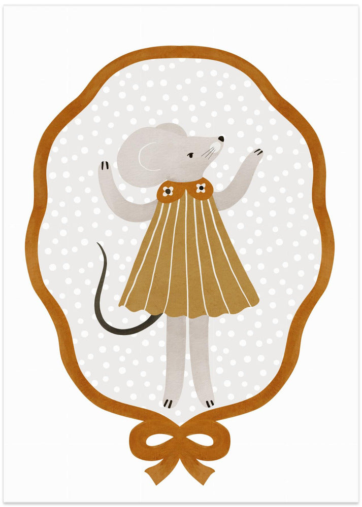 Dancing Mouse Delight - Art Print by Treechild