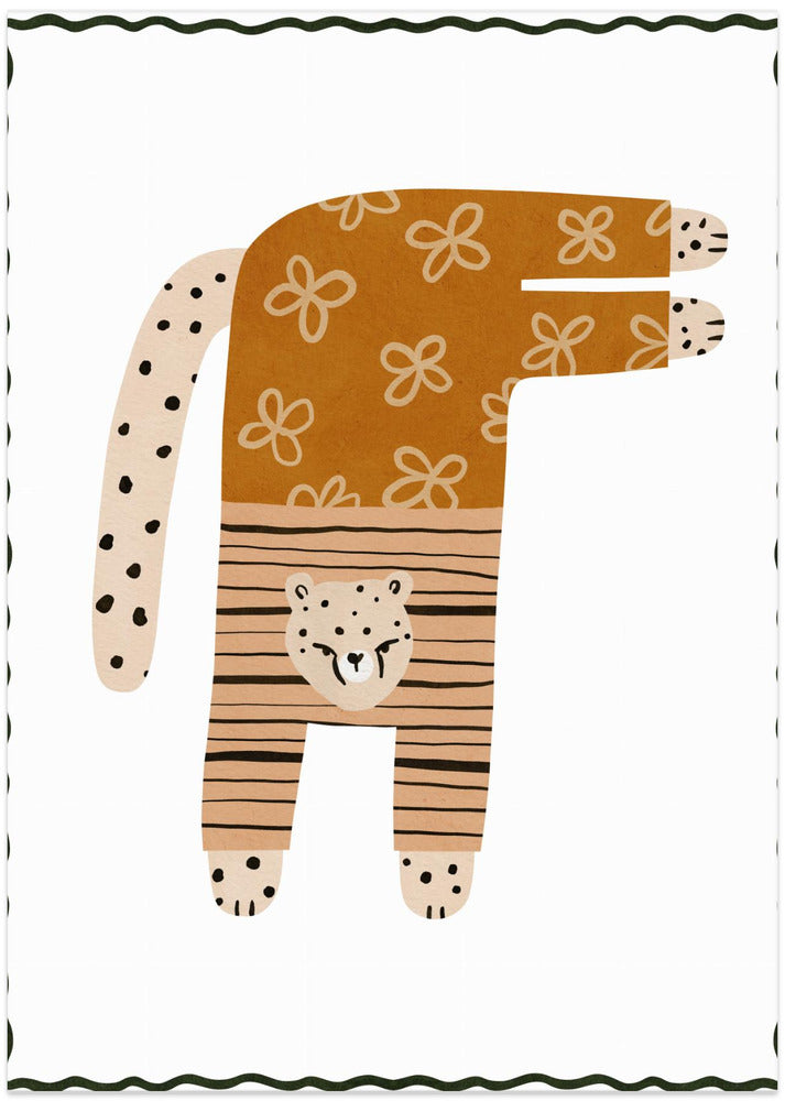 Whimsical Cheetah - Art Print by Treechild
