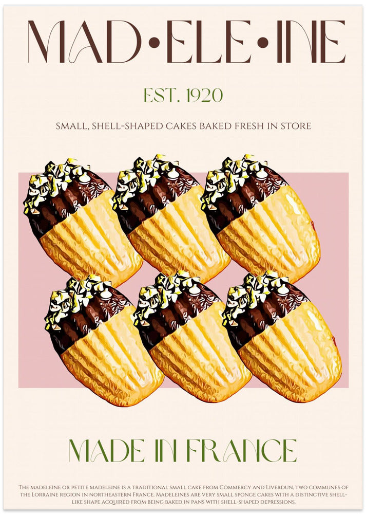 French Treat Delight - Art Print by Nazma Khokhar
