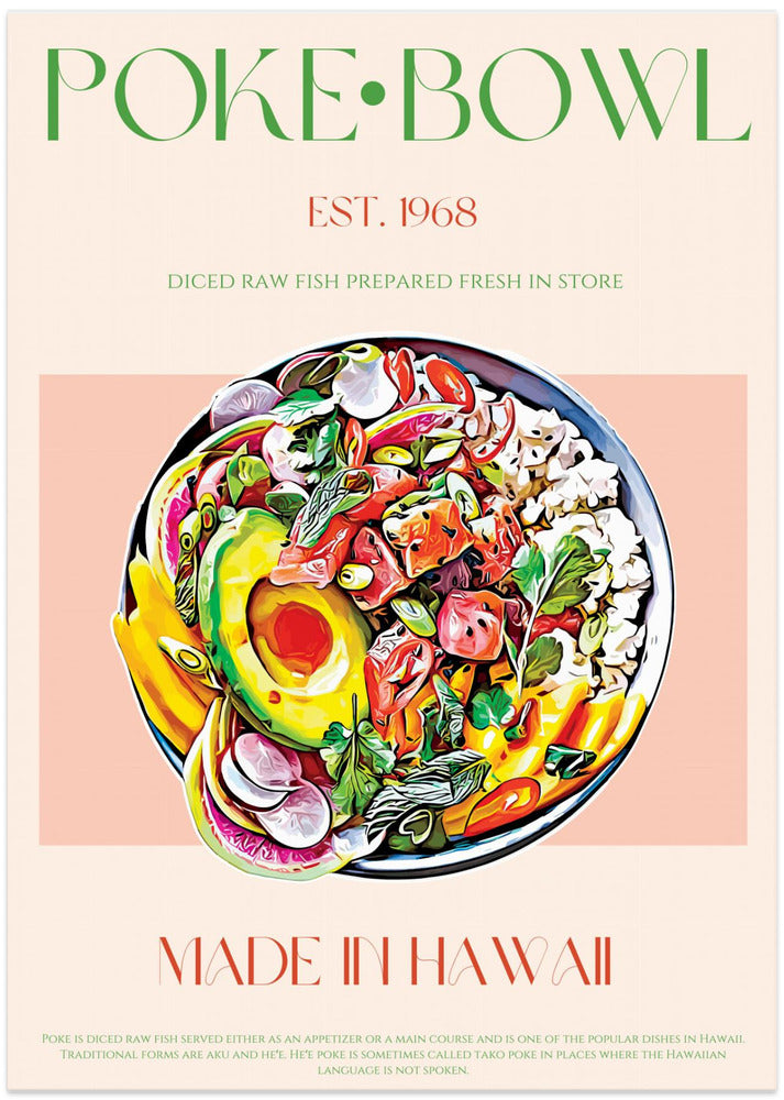 Hawaiian Flavor Bliss - Art Print by Nazma Khokhar