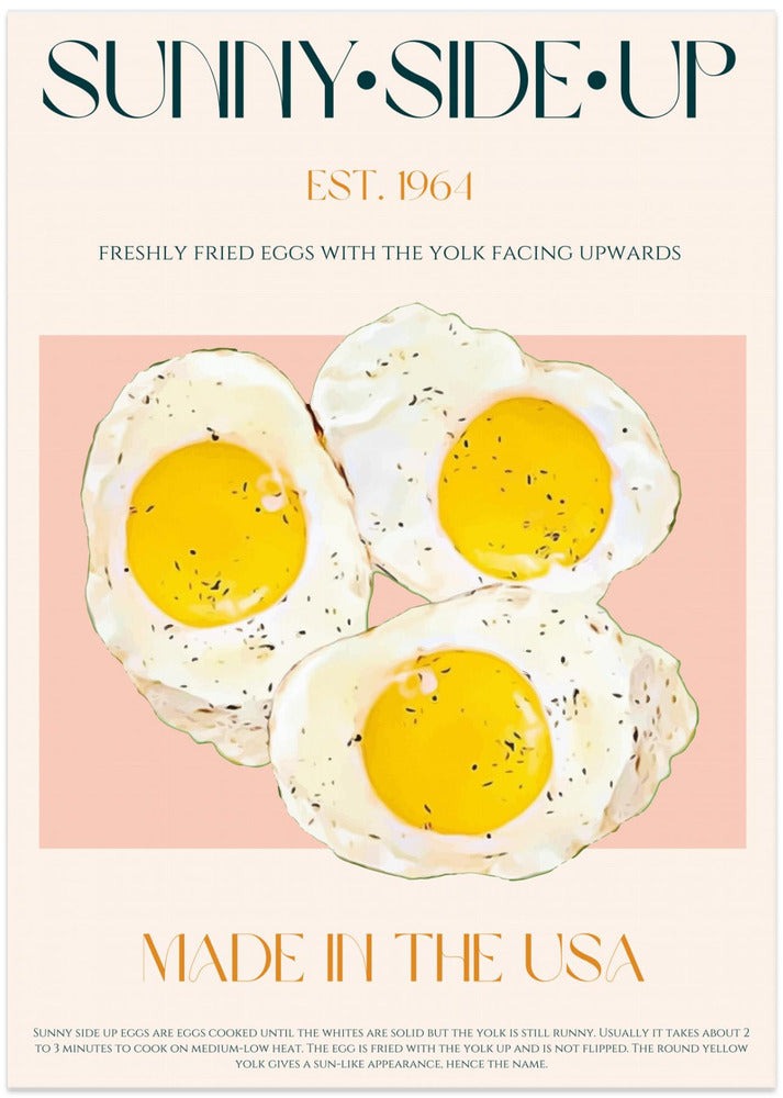 Sunny Side Up - Art Print by Nazma Khokhar