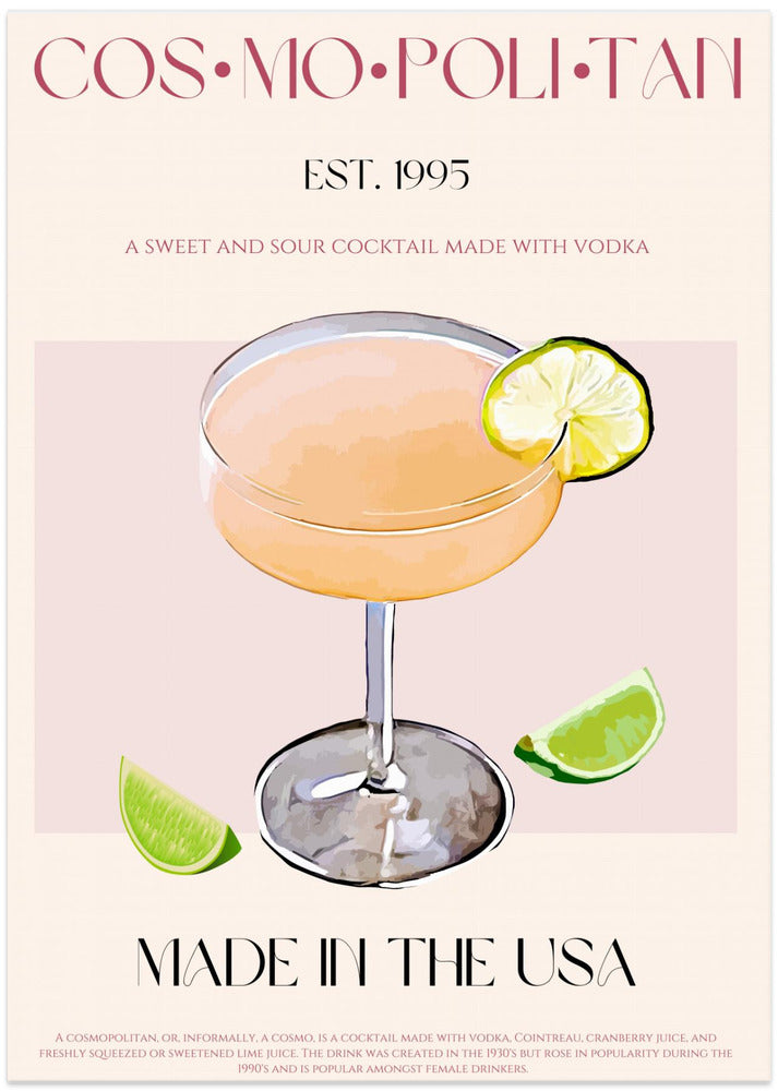 Cosmopolitan Essence - Art Print by Nazma Khokhar