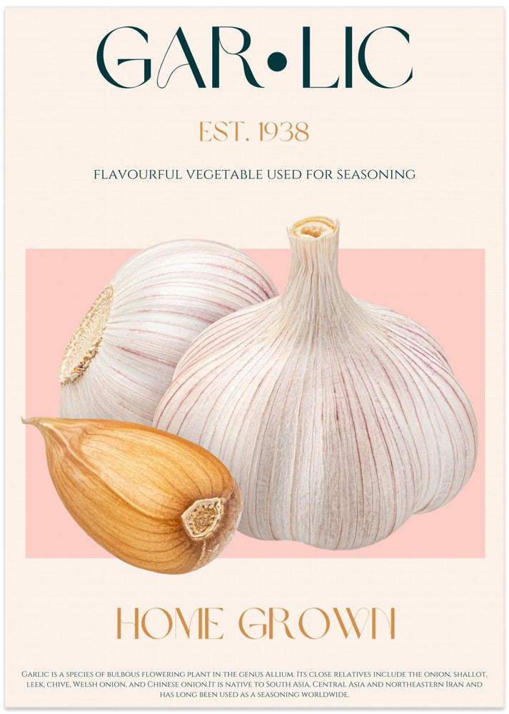 Garlic Essence - Art Print by Nazma Khokhar