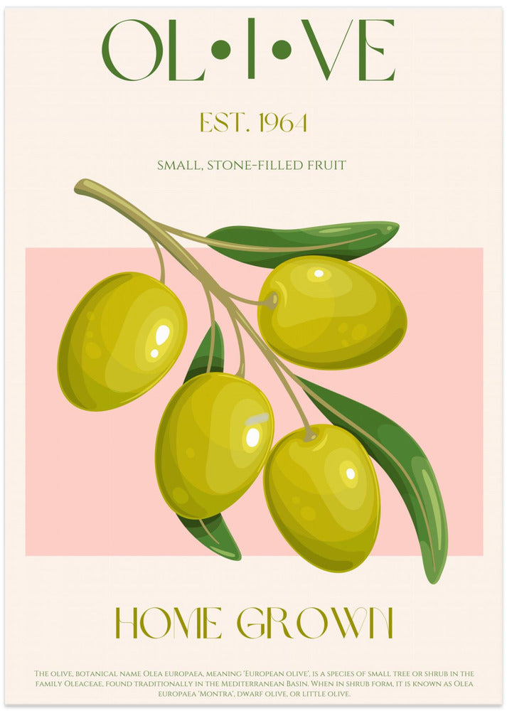 Golden Olives Essence - Art Print by Nazma Khokhar