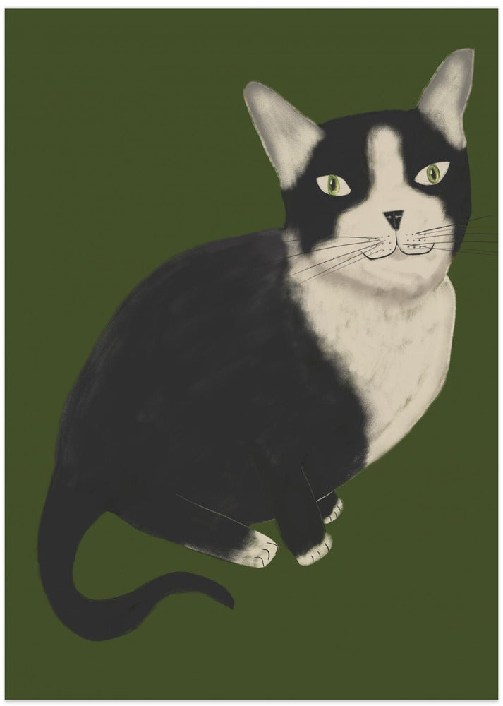 Mr Tuxedo Cat - Art Print by Sharyn Bursic