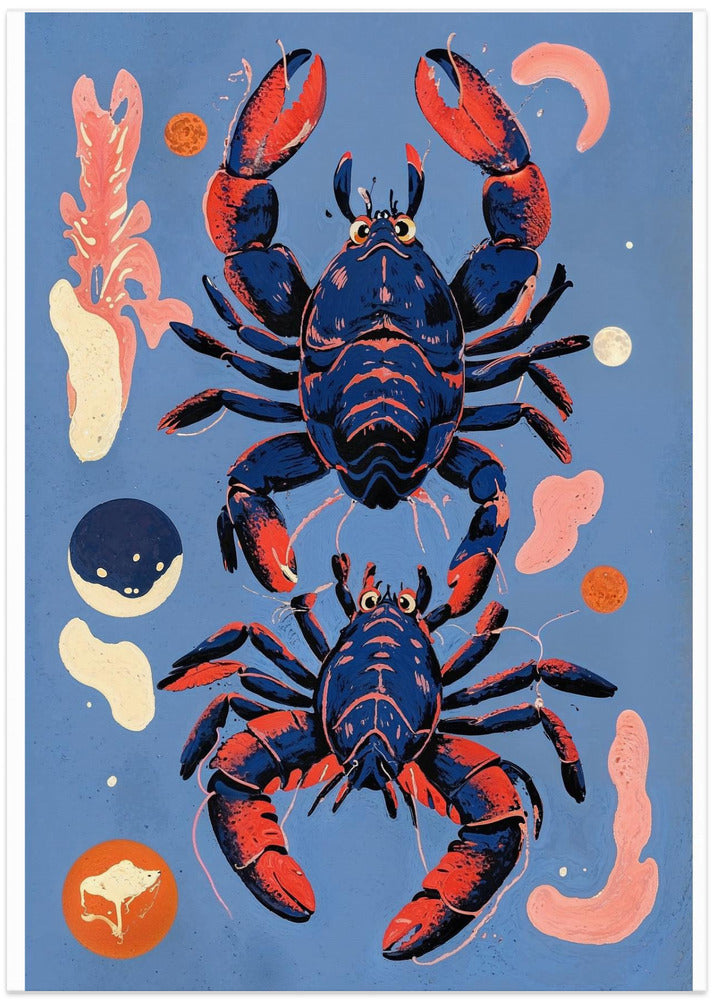 Cosmic Crustaceans - Art Print by THE MIUUS STUDIO