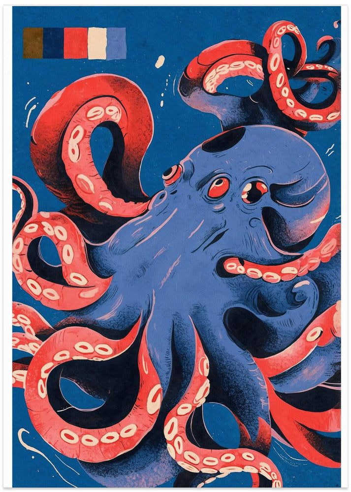 Tentacle Whirl - Art Print by THE MIUUS STUDIO