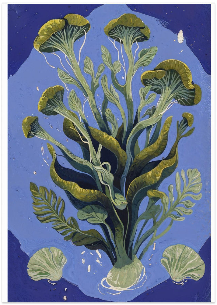 Oceanic Plants - Art Print by THE MIUUS STUDIO