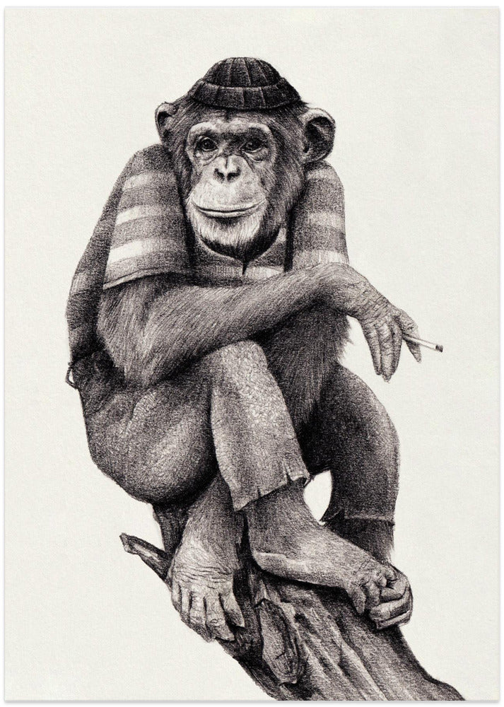 Smoke and Chill - Art Print by Mike Koubou