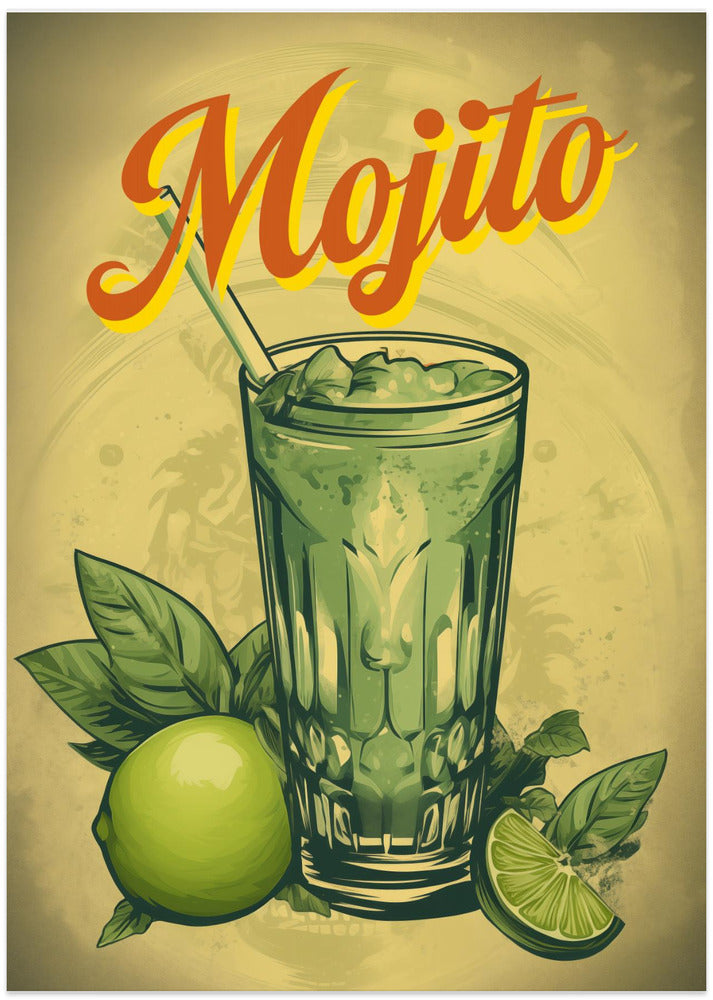 Lime Breeze Drink - Art Print by Andreas Magnusson
