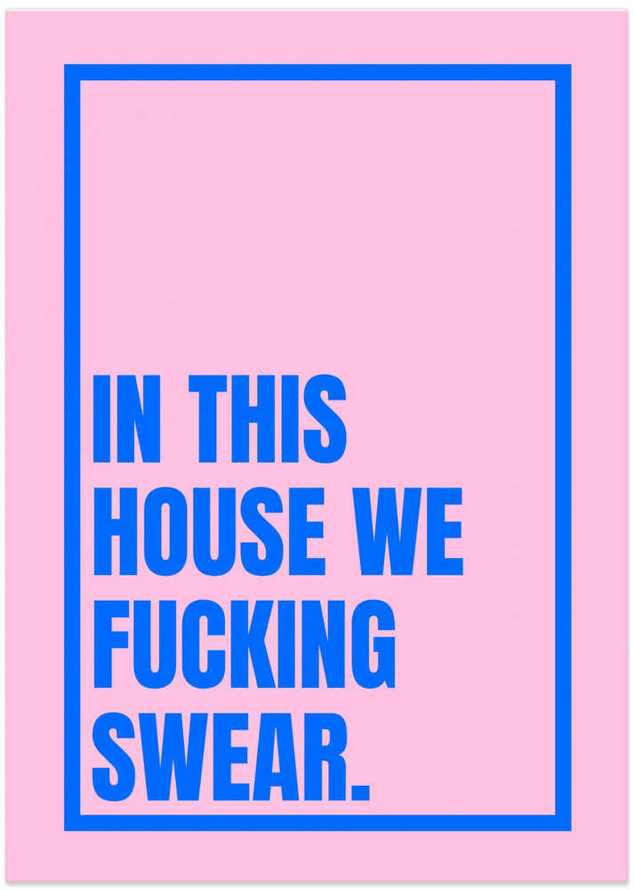 Bold House Statement - Art Print by Athene Fritsch