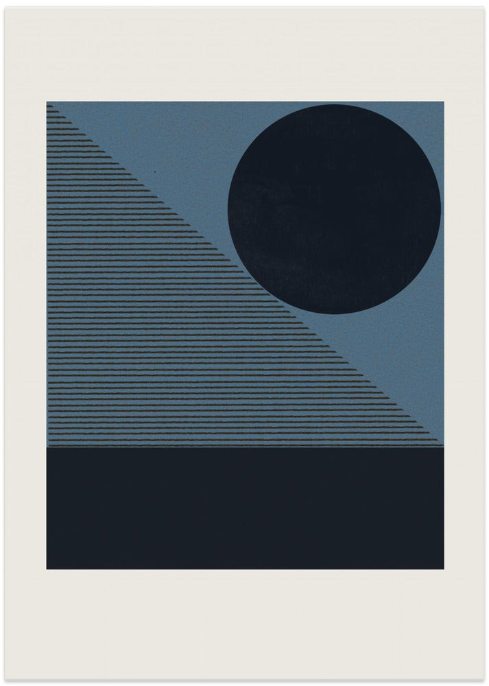 Geometric Dusk - Art Print by THE MIUUS STUDIO