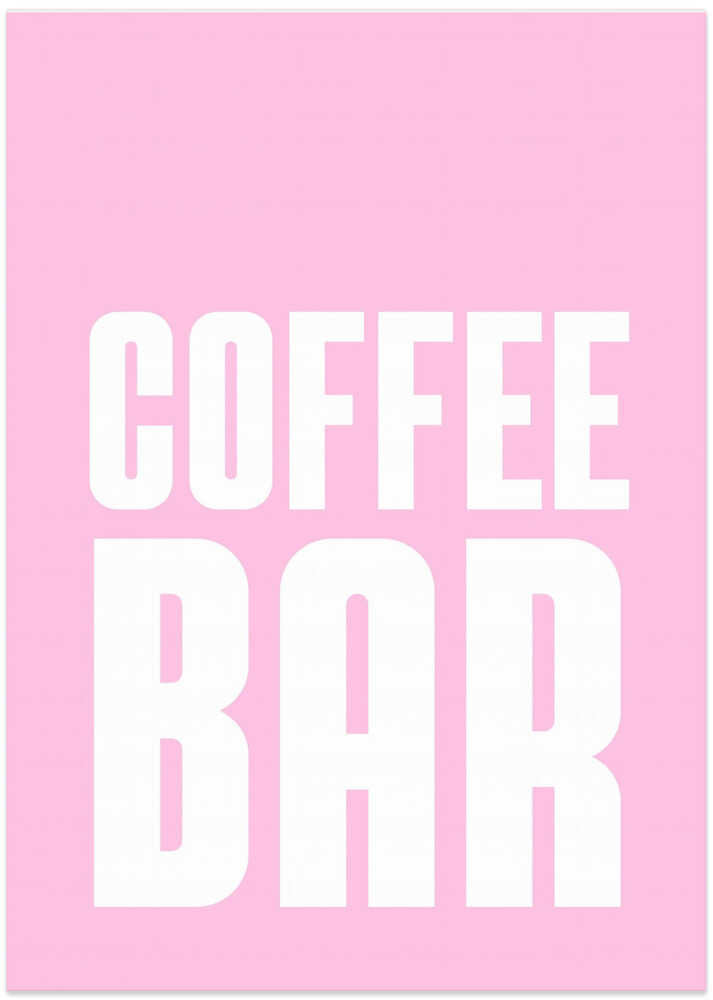 Cafe Vibe Contrast - Art Print by Athene Fritsch