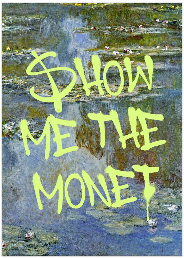 Monet’s Ironic Twist - Art Print by Athene Fritsch