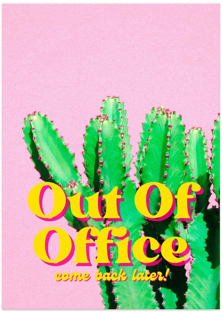 Vibrant Green Cactus - Art Print by Athene Fritsch