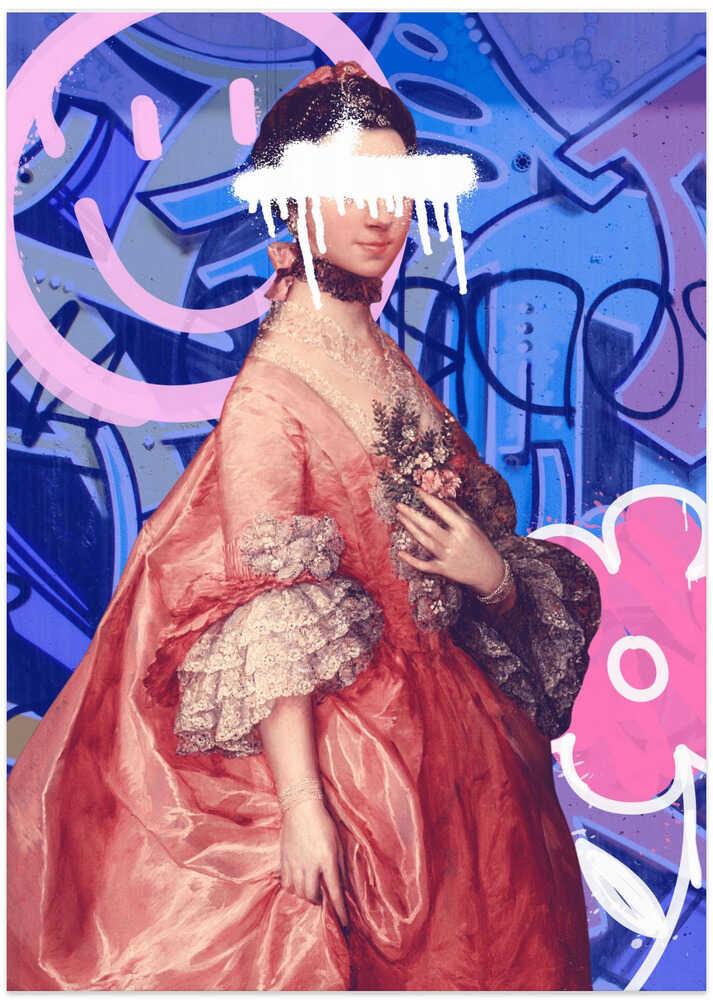 Regal Graffiti Blend - Art Print by Athene Fritsch