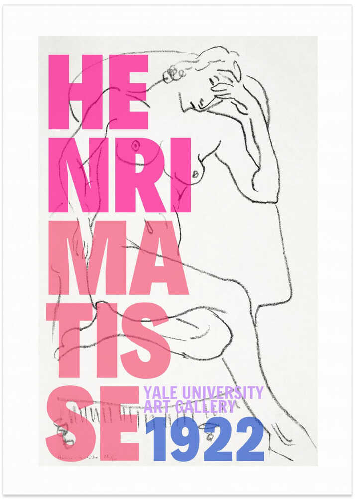 Elegant Line Sketch - Matisse Art Exhibition Print by Athene Fritsch