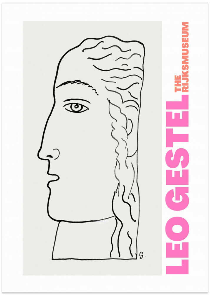 Elegant Profile Sketch - Art Exhibition Print by Athene Fritsch