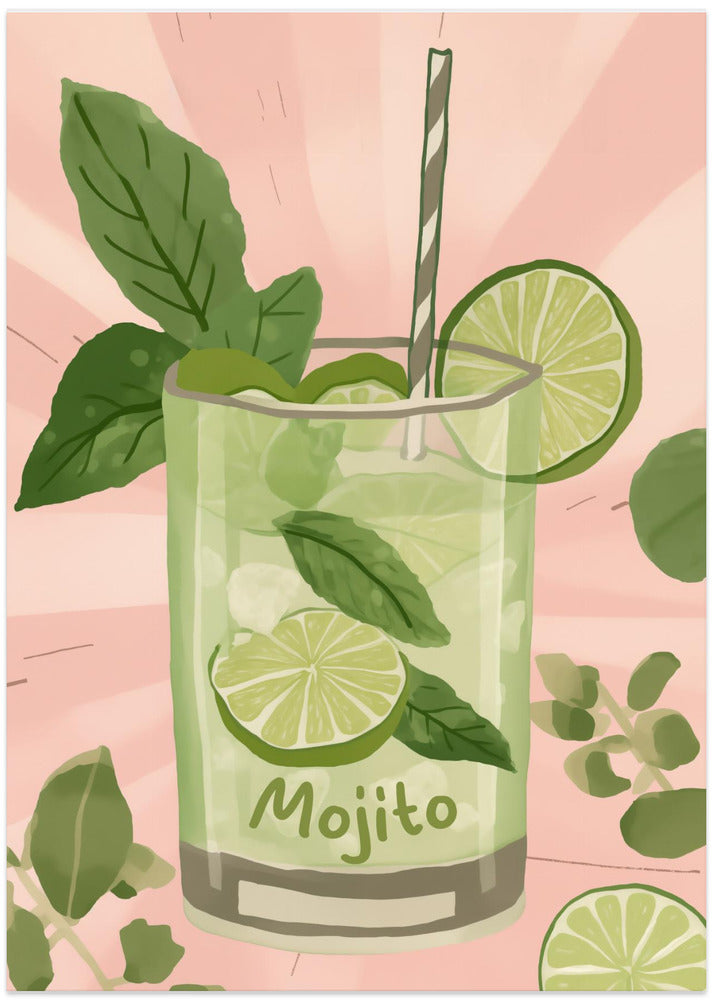 Minty Lime Delight - Art Print by Andreas Magnusson