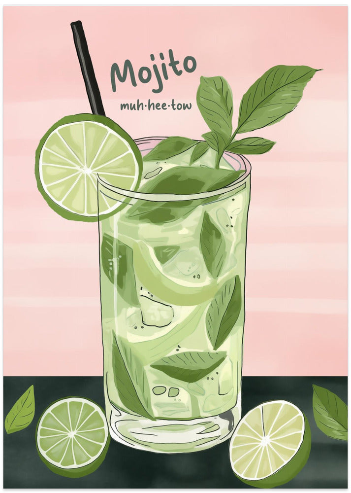 Lime Mint Refresh - Art Print by Andreas Magnusson