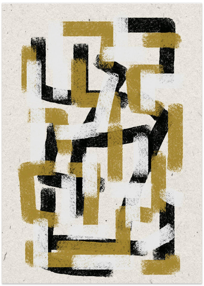 Abstract Pathways - Art Print by THE MIUUS STUDIO