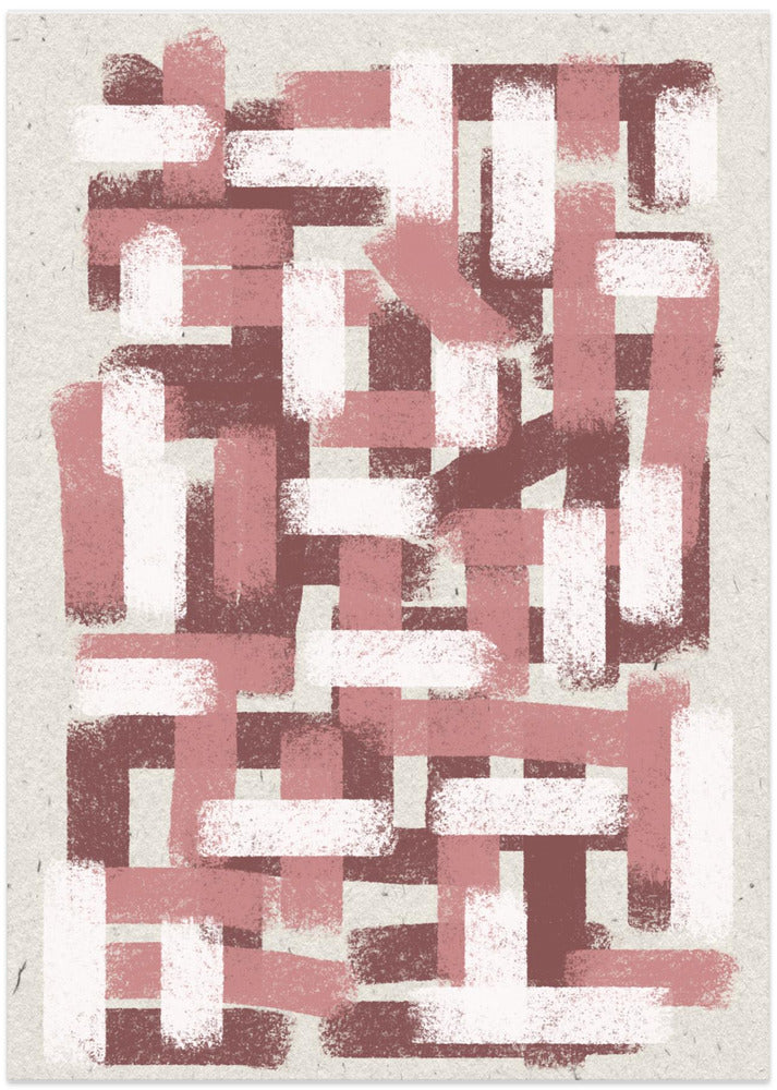 Textured Labyrinth - Art Print by THE MIUUS STUDIO