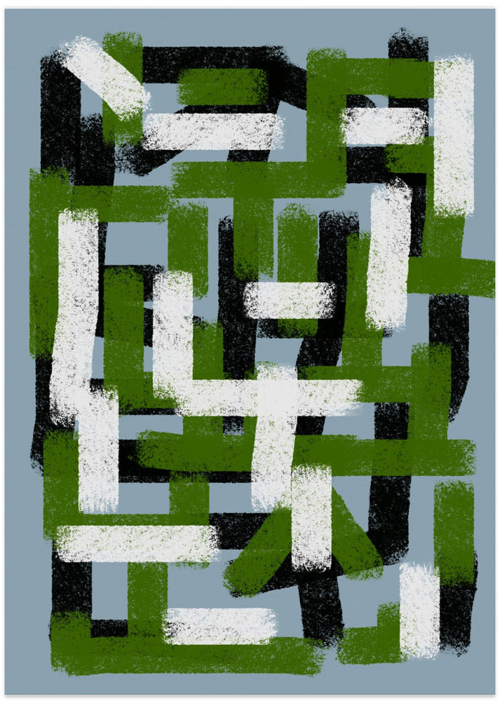 Maze of Colors - Art Print by THE MIUUS STUDIO