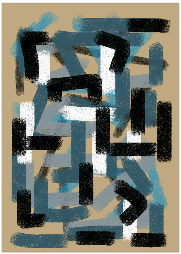 Abstract Composition No.7 - Art Print by THE MIUUS STUDIO