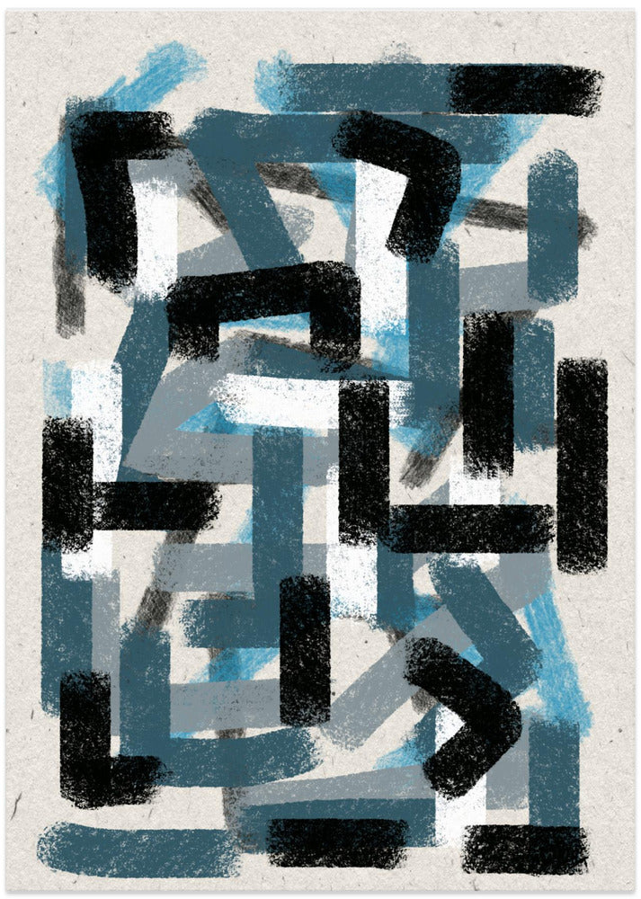 Abstract Composition No.8 - Art Print by THE MIUUS STUDIO