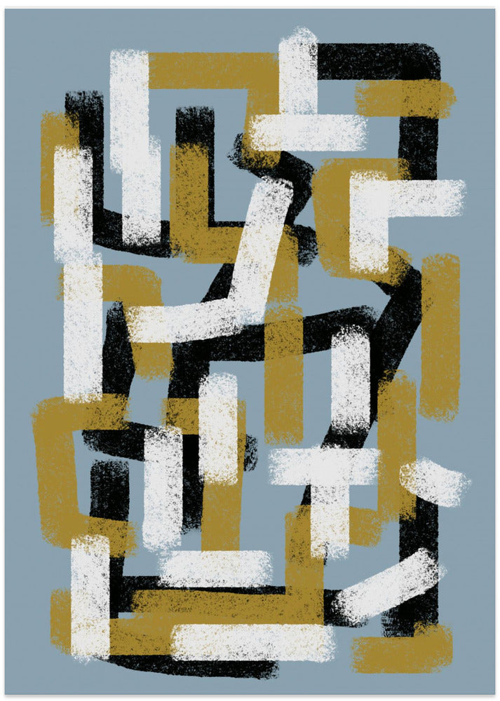 Abstract Pathways - Art Print by THE MIUUS STUDIO