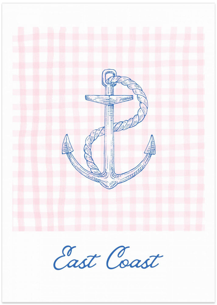 East Coast Anchor - Art Print by Jolly and Dash