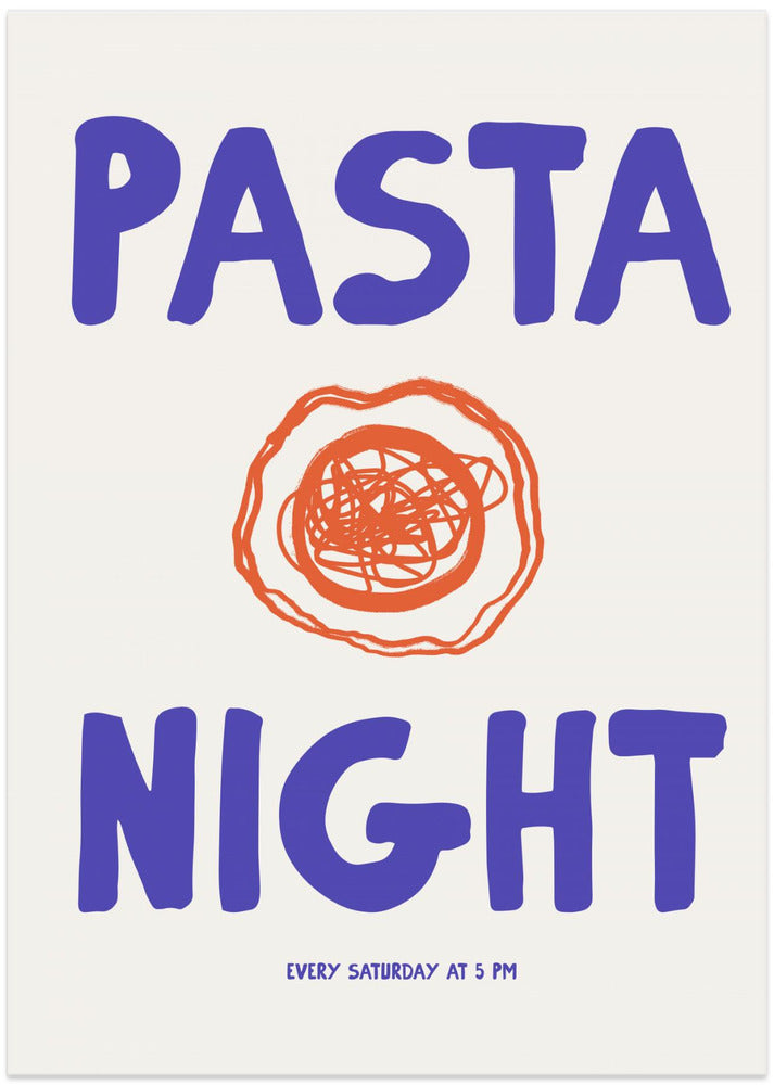 Pasta Lovers Unite! - Art Print by Treechild