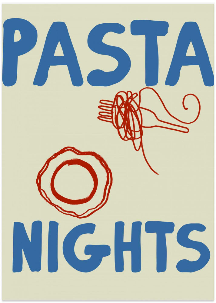 Pastanights - Art Print by Treechild
