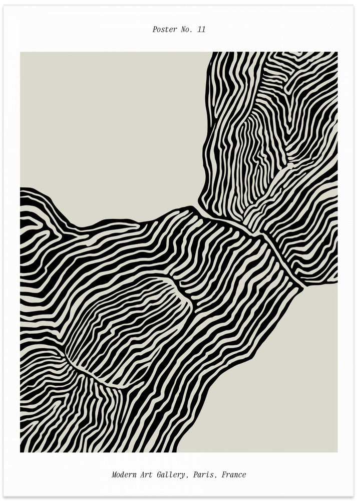 Flowing Contours - Art Print by Treechild